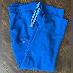 Figs Royal Blue Cargo Pants